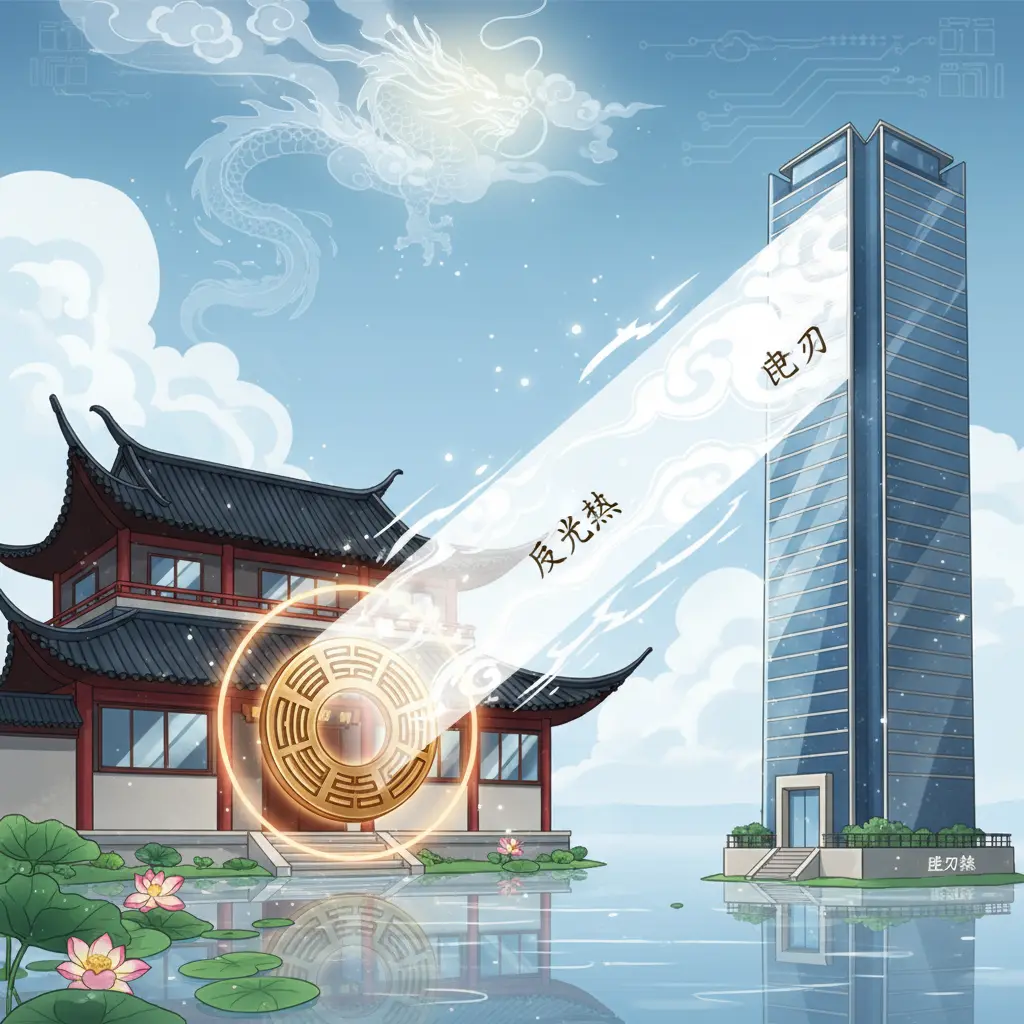 壁刀煞 - 反光煞