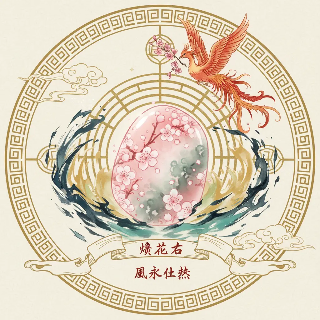 風水化煞 - 櫻花石