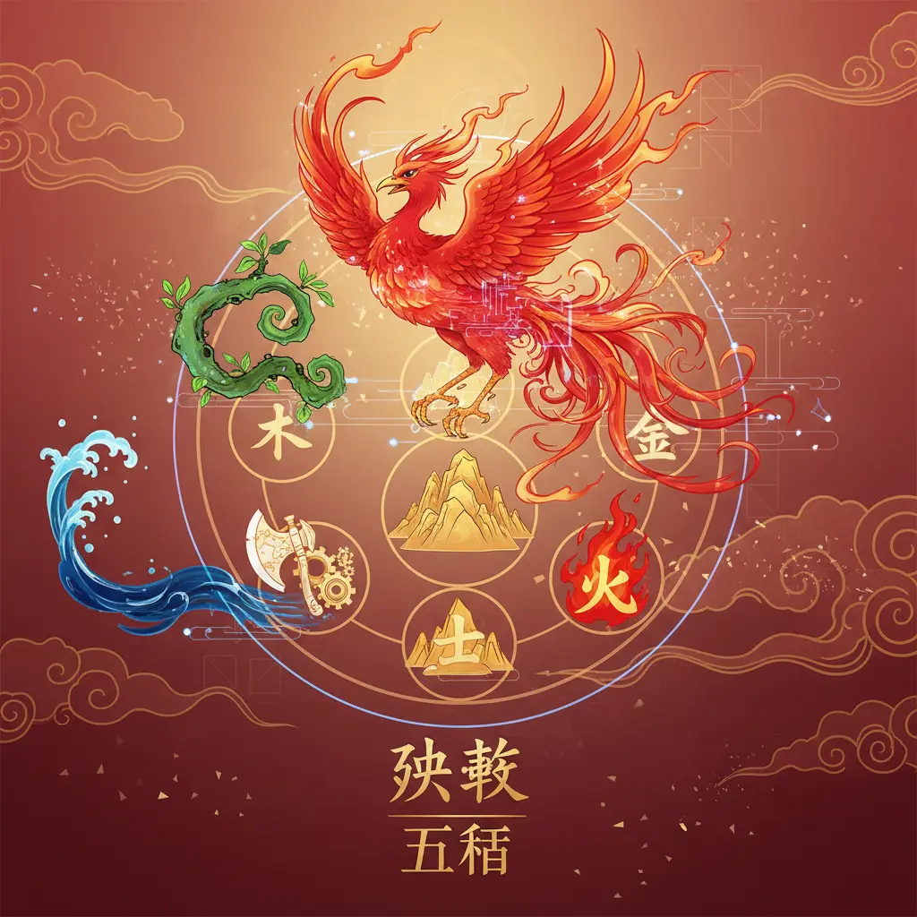 五行 - 朱雀