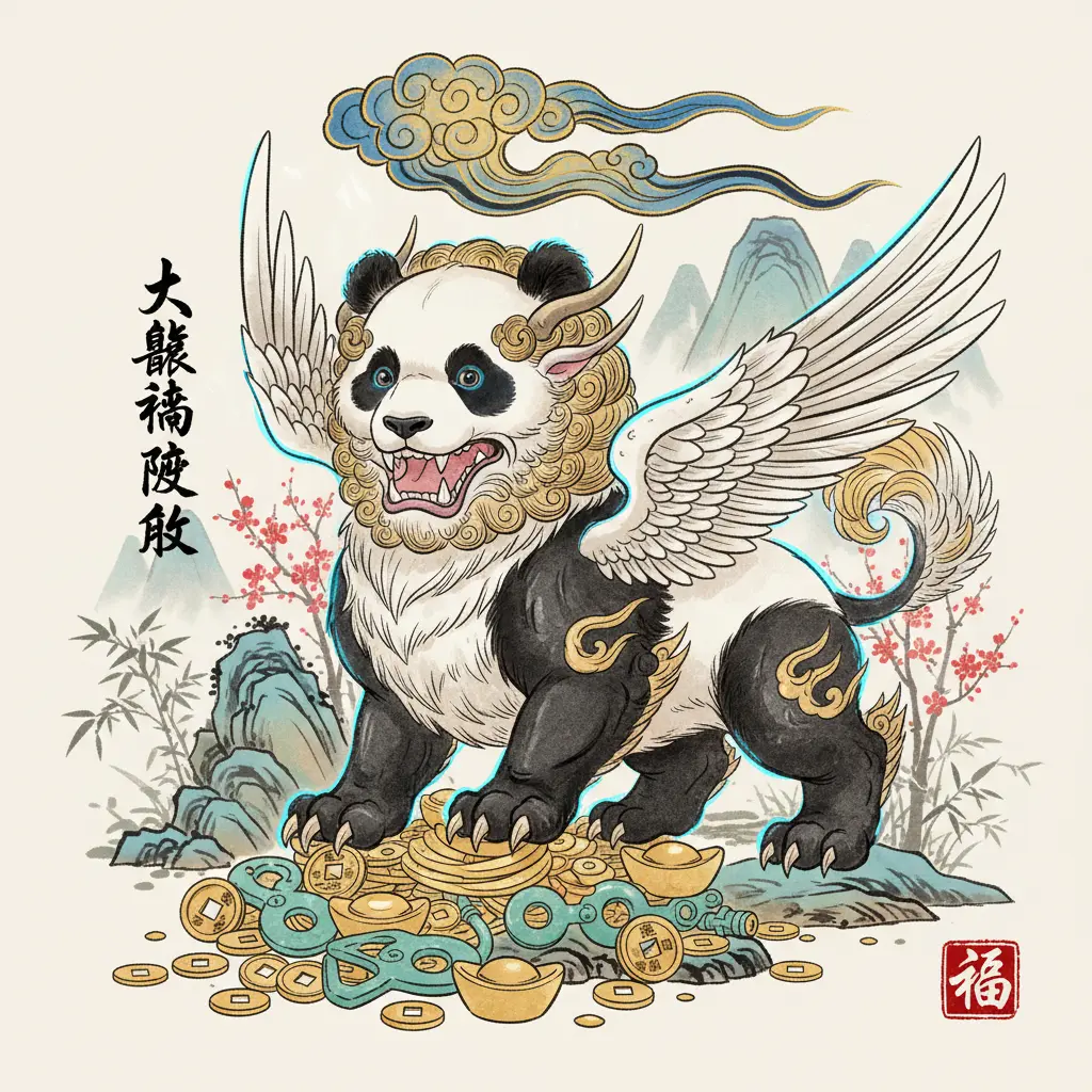 貔貅 - 大熊貓