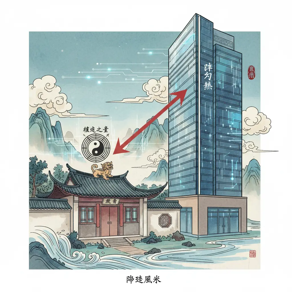 壁刀煞 - 陽宅風水