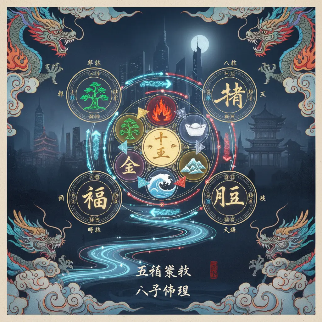 八字命理 - 五行結構