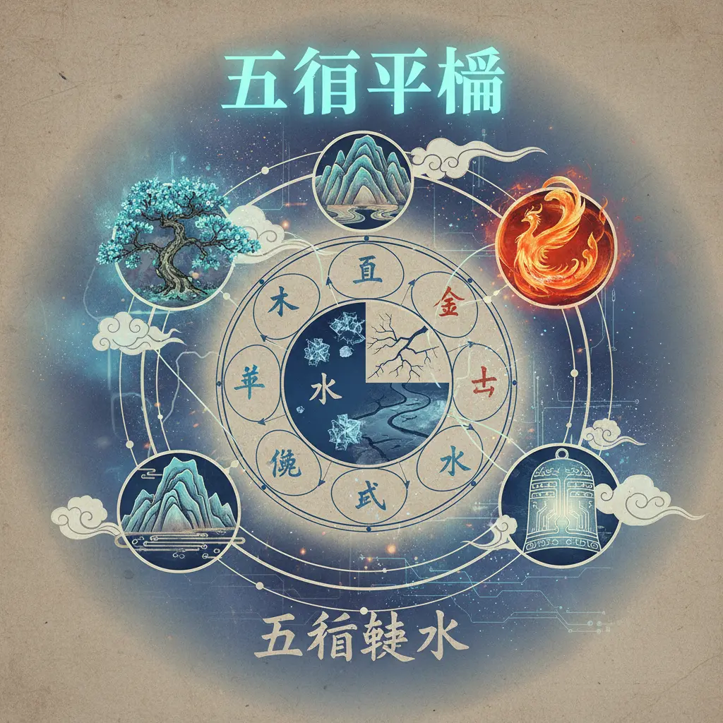 五行平衡 - 五行缺水