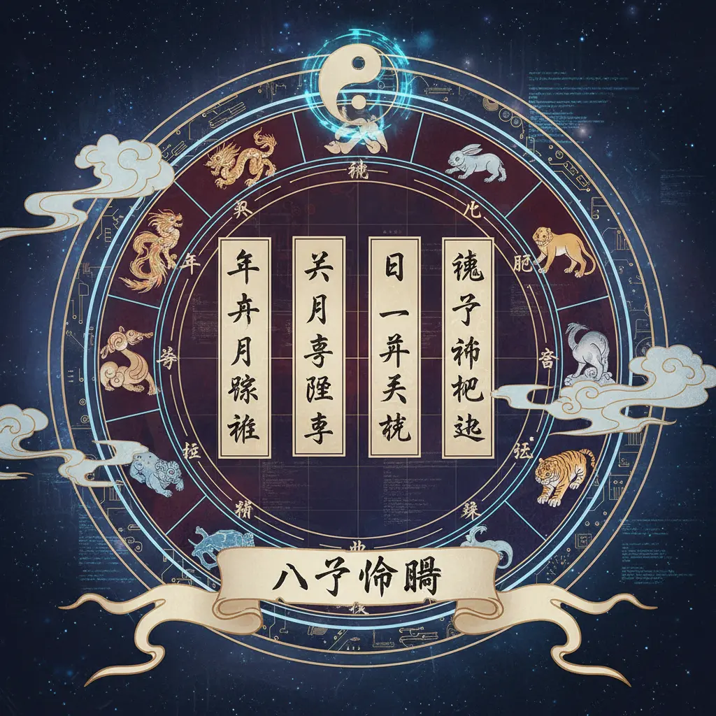 八字命盤 - 八字排盤