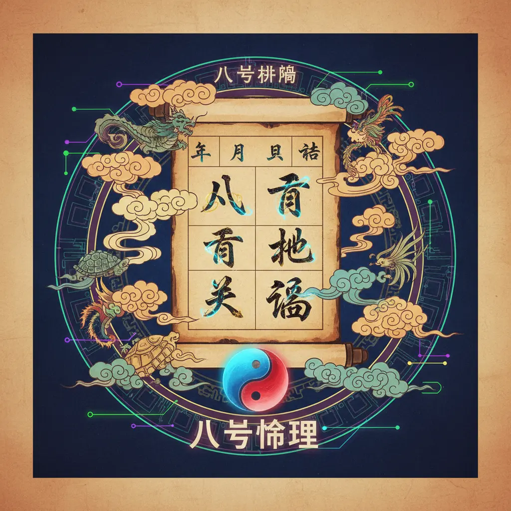 八字命理 - 八字排盤